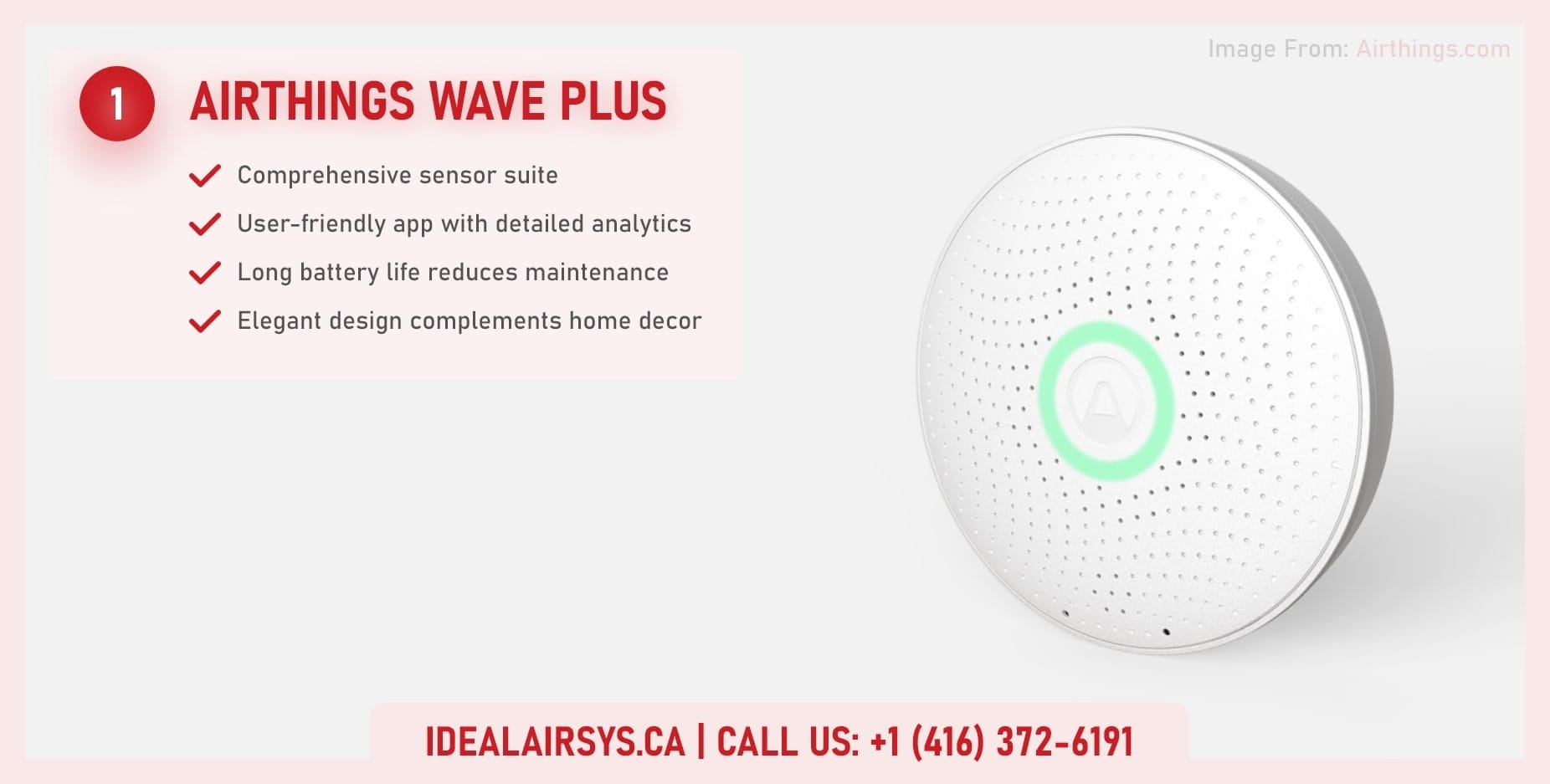 Airthings Wave Plus