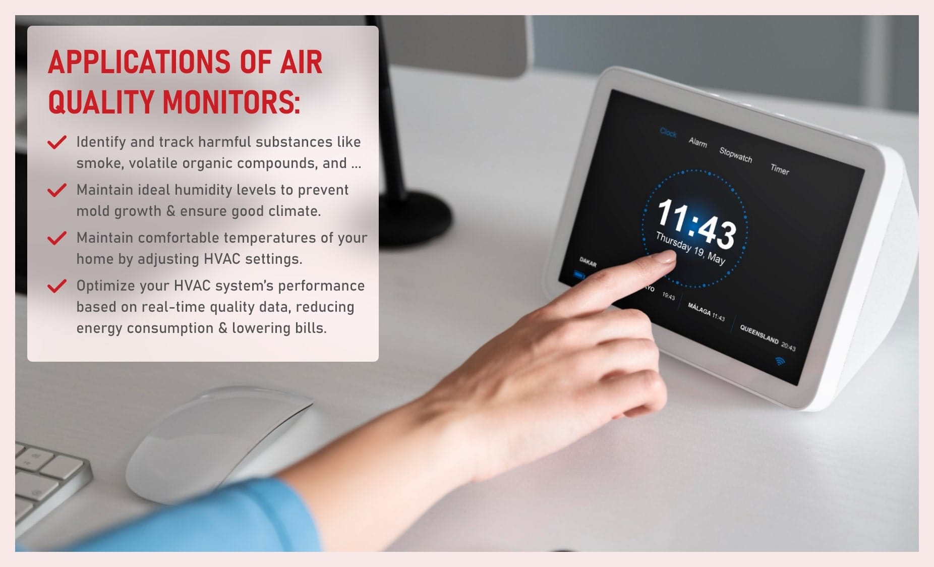 Applications of Air Quality Monitors