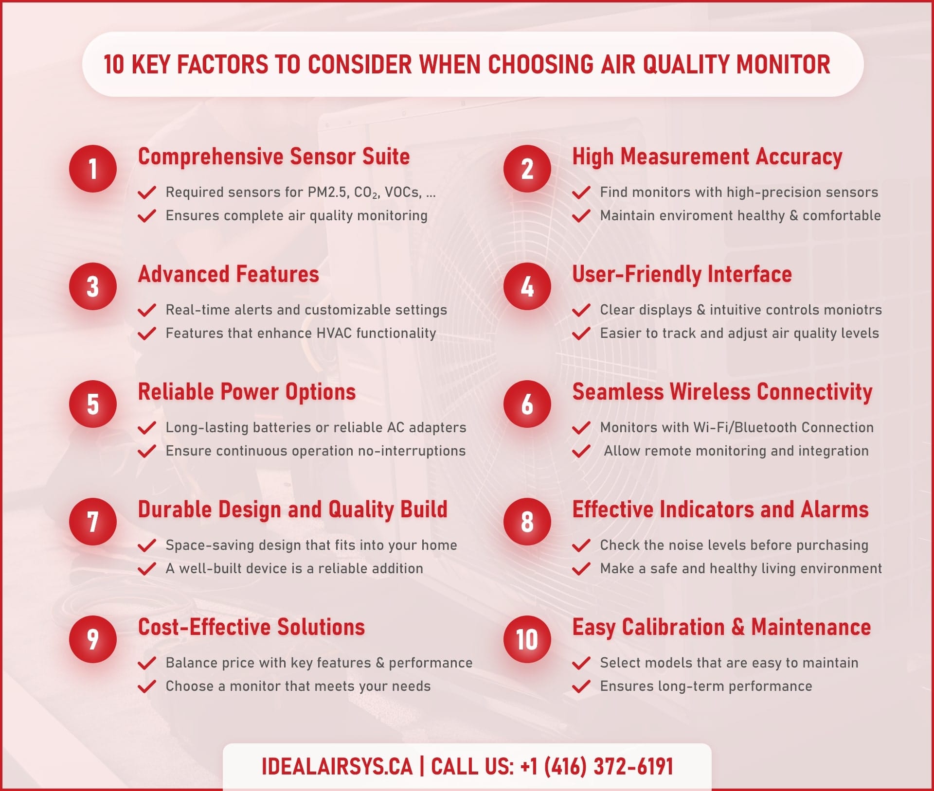 Key Factors to Consider For Choosing the Perfect Air Quality Monitor