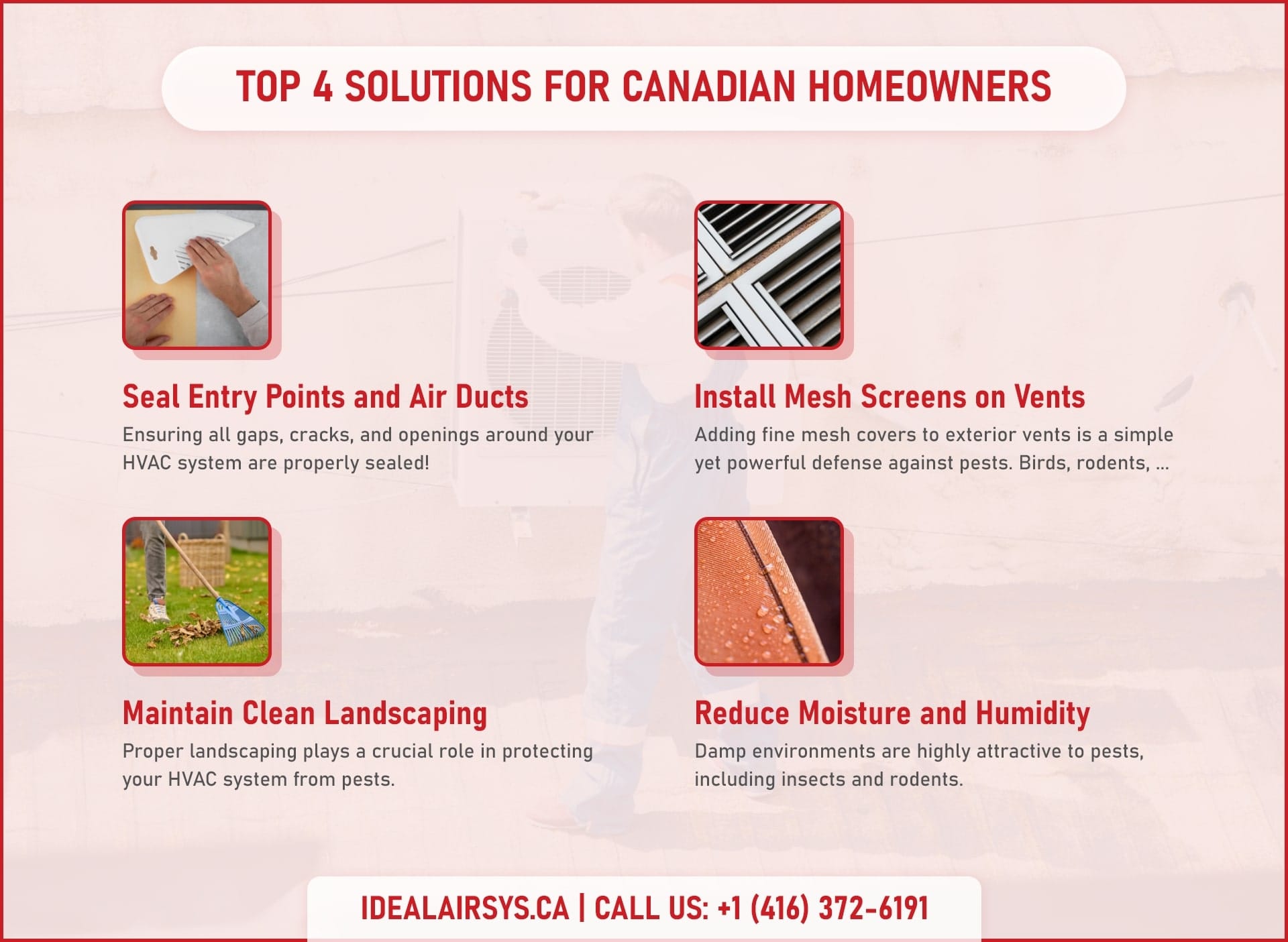 How to Prevent Pest Infestations in HVAC Systems: 4 Best Simple Solutions for GTA Homeowners 5 Top 4 Solutions for Canadian Homeowners specially in Toronto, Markham, Richmond Hill, Vaughan, Newmarket